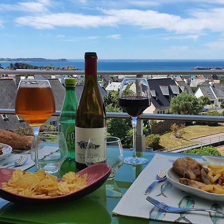 Appartement Bretagne Vue Mer Exceptionnelle Sur Les Hauts D'Erquy Au Calme ! Et Au Pied Du Gr34 Zewnętrze zdjęcie