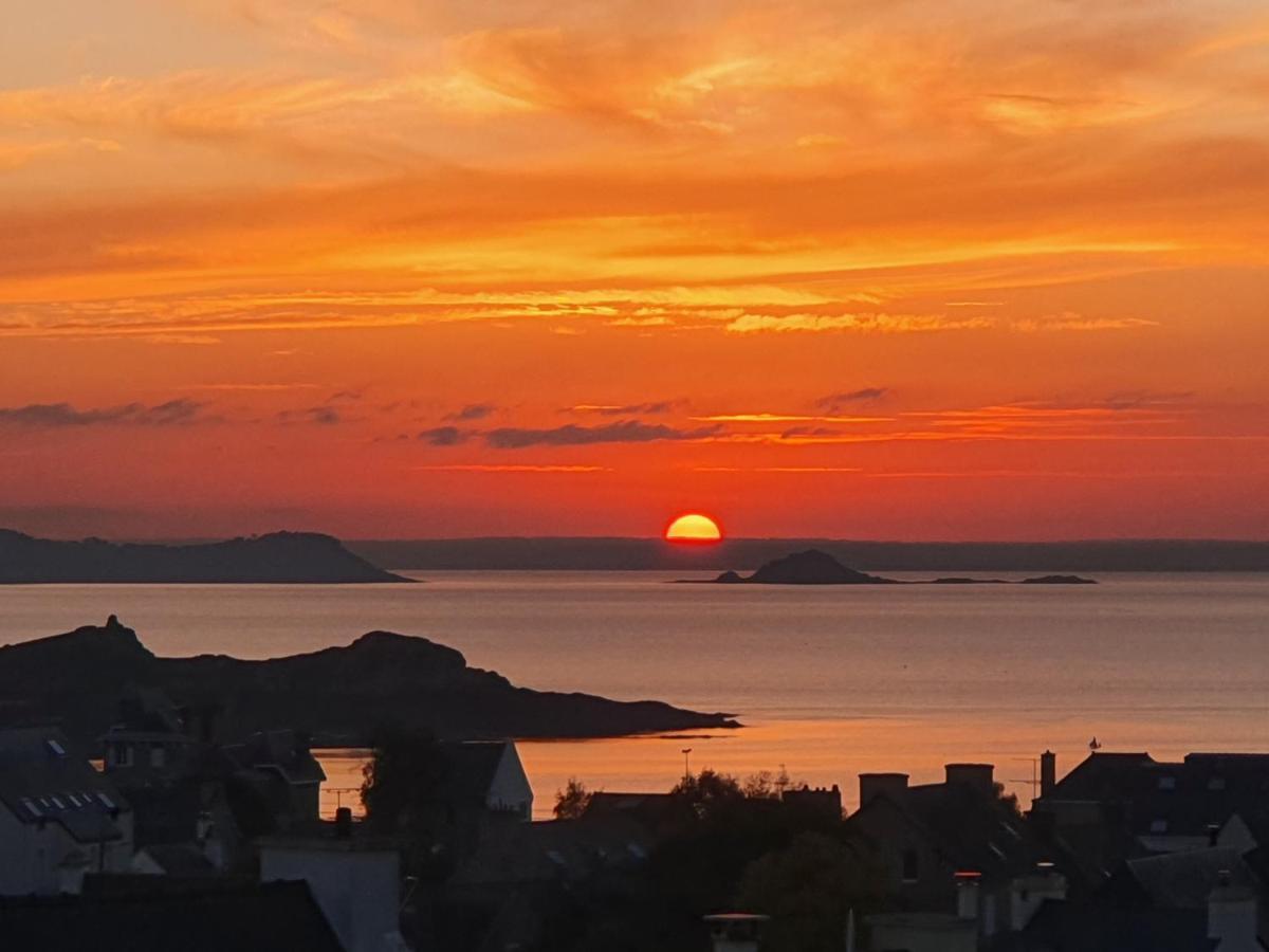 Appartement Bretagne Vue Mer Exceptionnelle Sur Les Hauts D'Erquy Au Calme ! Et Au Pied Du Gr34 Zewnętrze zdjęcie