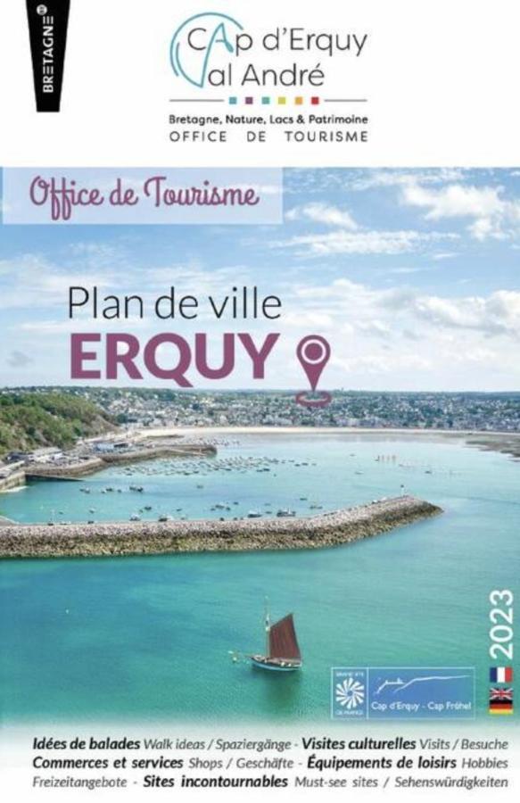 Appartement Bretagne Vue Mer Exceptionnelle Sur Les Hauts D'Erquy Au Calme ! Et Au Pied Du Gr34 Zewnętrze zdjęcie