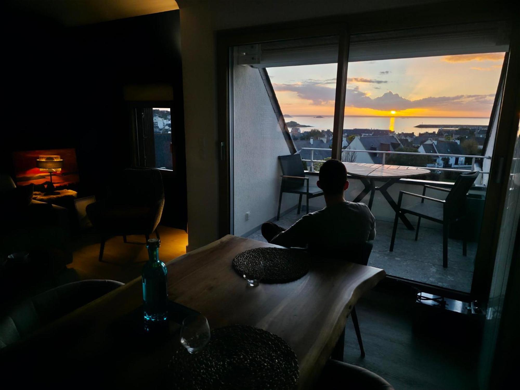 Appartement Bretagne Vue Mer Exceptionnelle Sur Les Hauts D'Erquy Au Calme ! Et Au Pied Du Gr34 Zewnętrze zdjęcie